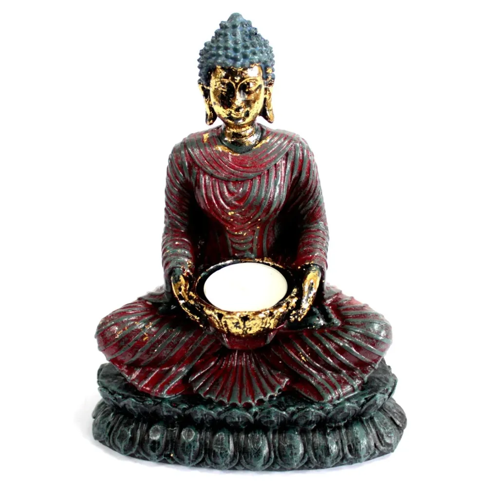 Buddha gyertyatartó antik