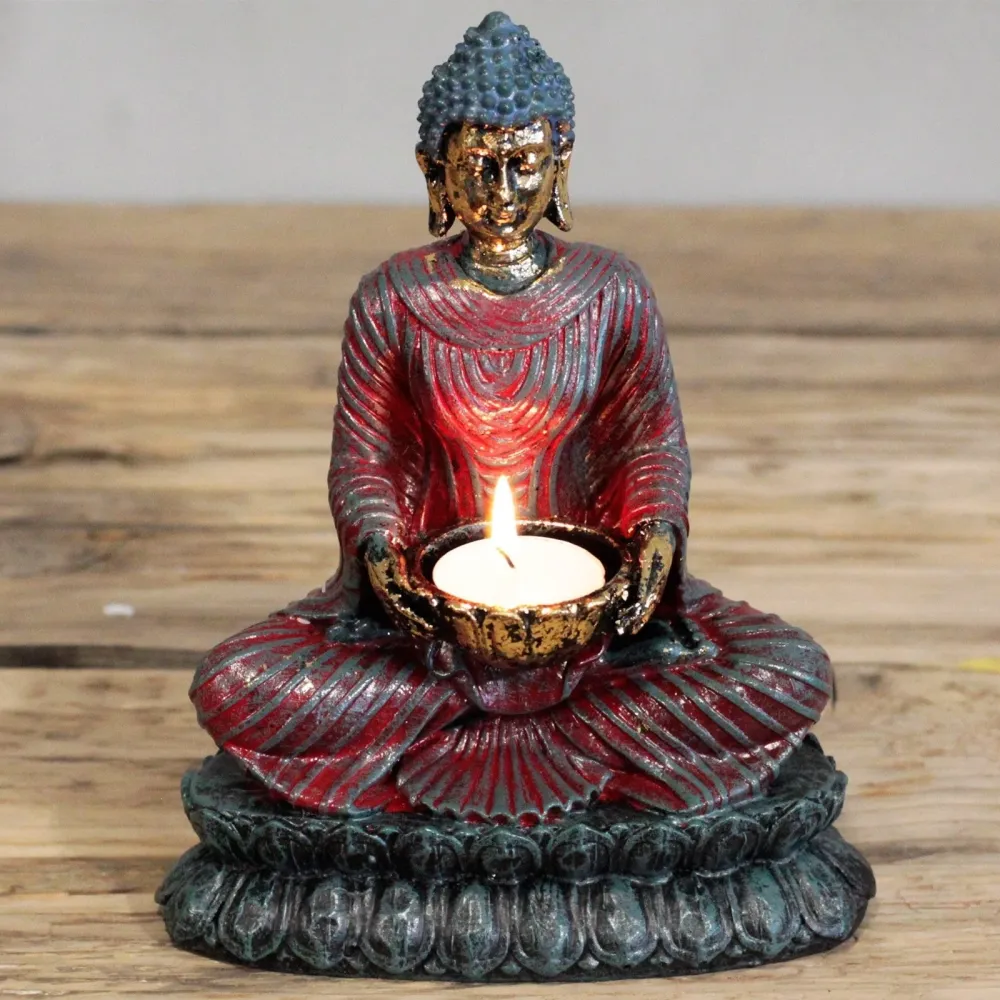 Buddha gyertyatartó antik