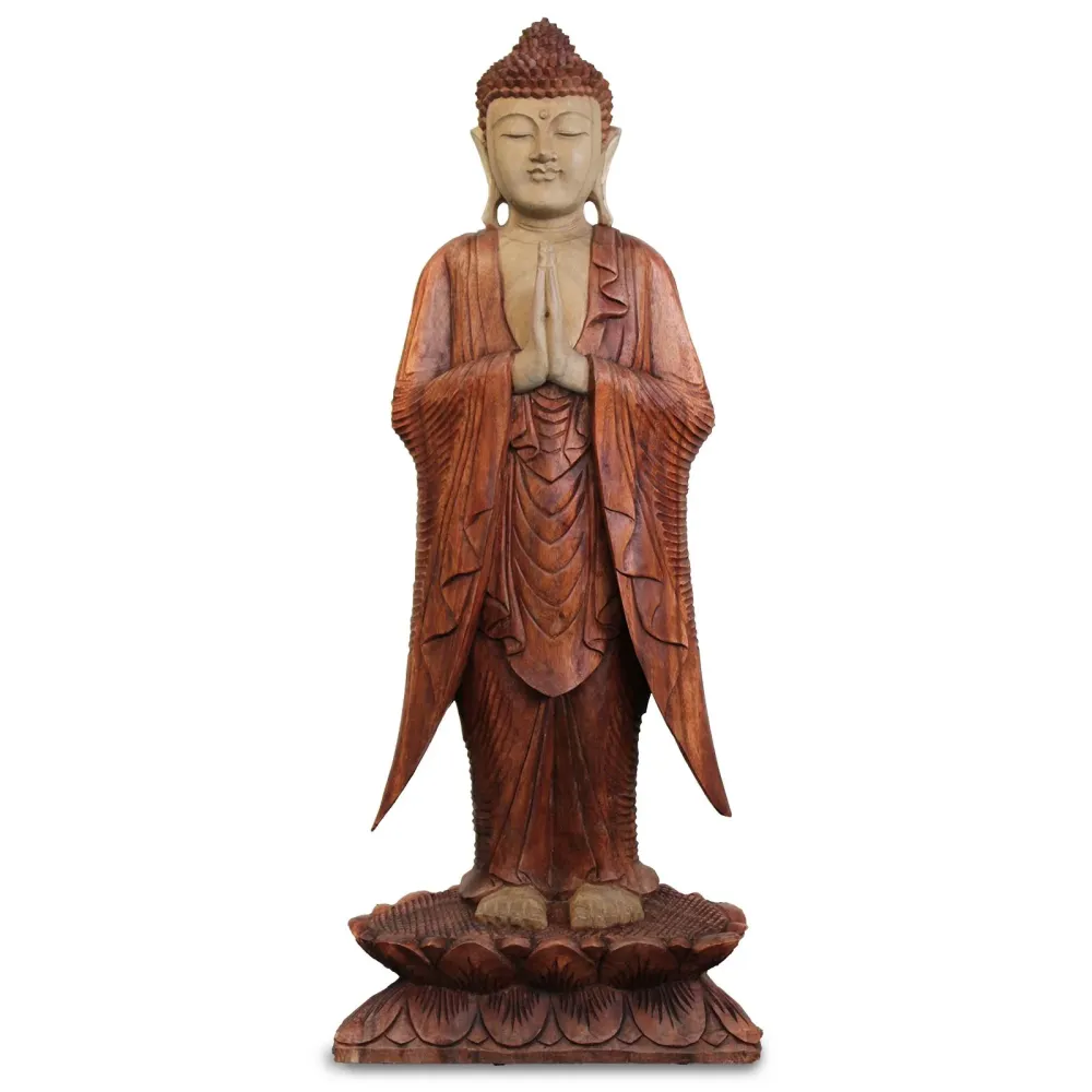 Buddha szobor álló 1m üdvözlet