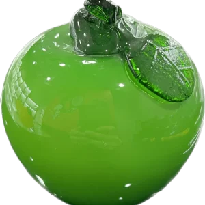 Capodagli Green Apple Murano stílusú fúvott üveg MELA-V-01