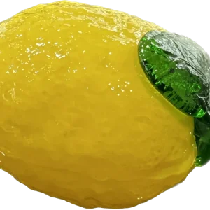 Capodagli Limone Murano stílusú fúvott üveg LIM-G-01