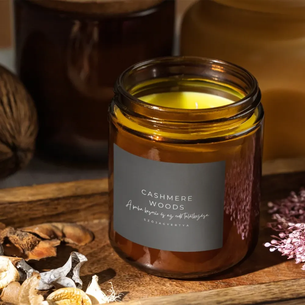 Cashmere Woods – ve skleněné hnědé dóze