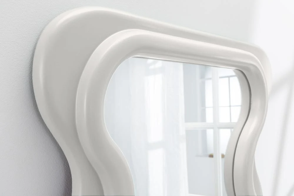 CURVY fehér tükör falitükör