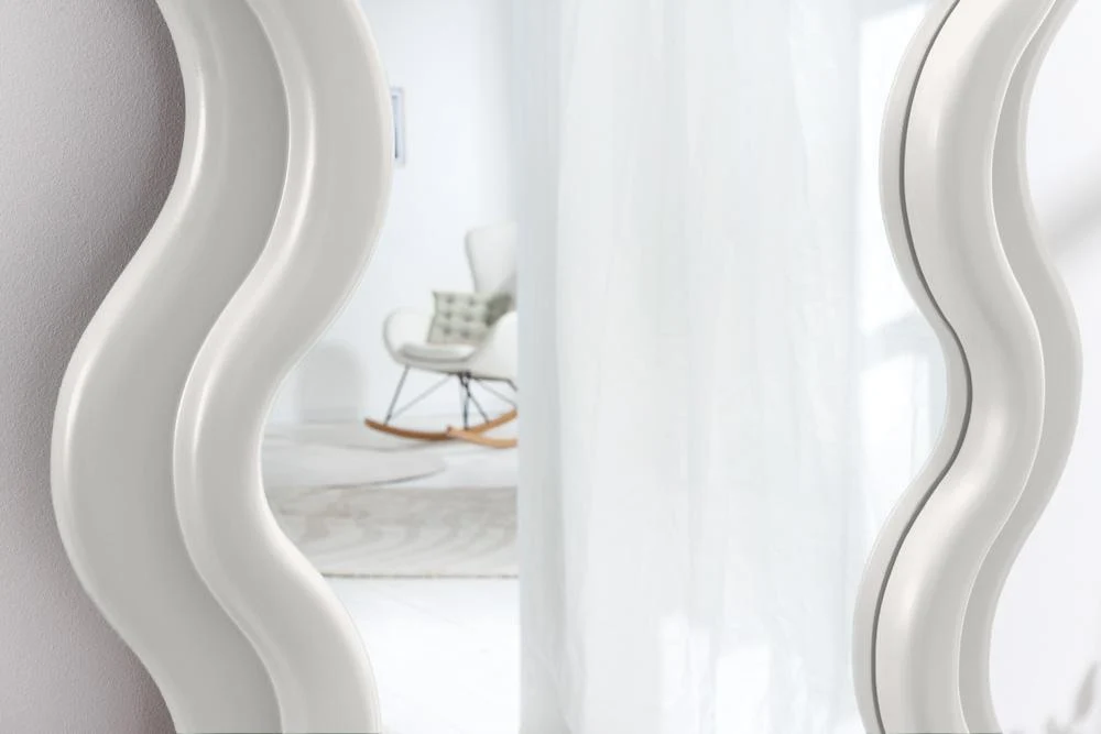 CURVY fehér tükör falitükör