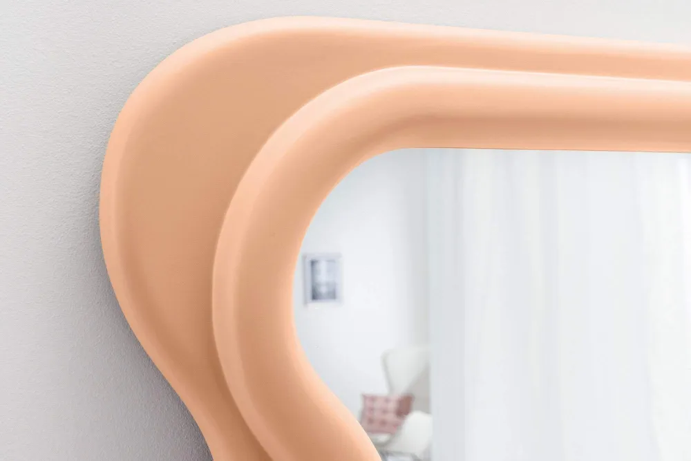 CURVY narancssárga tükör falitükör