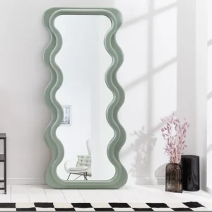CURVY zöld fali tükör 160cm