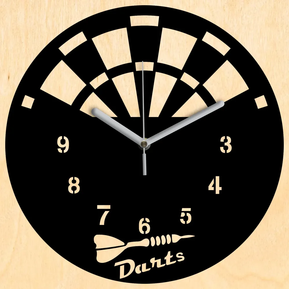 Darts falióra - Fekete