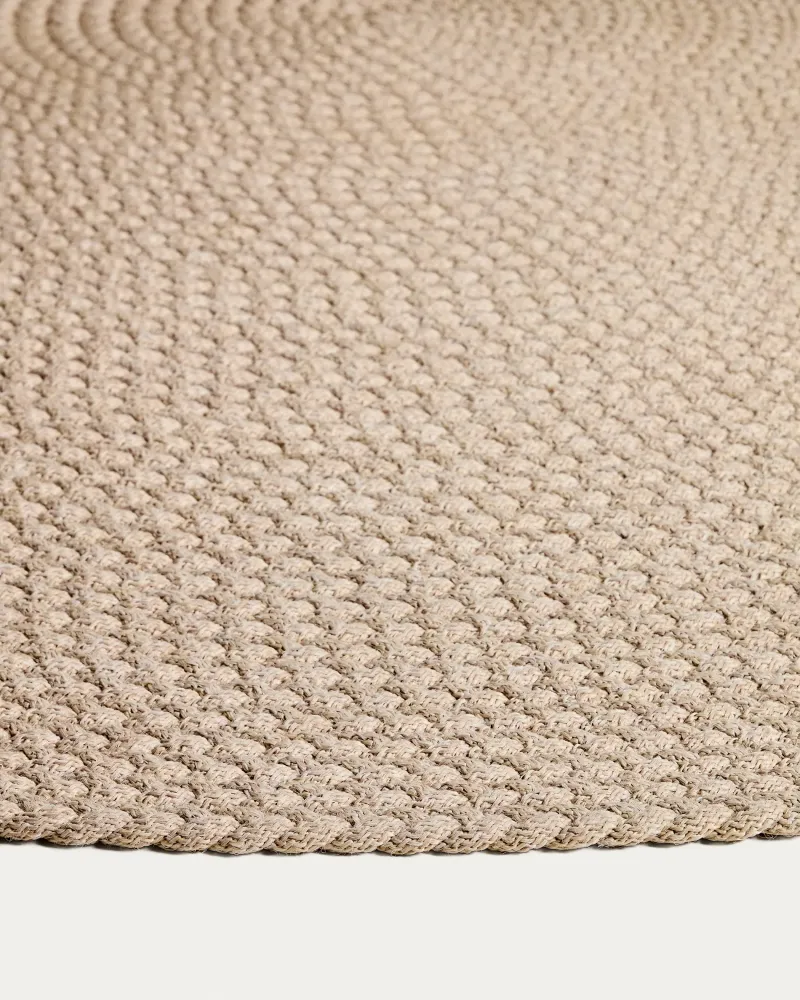 Despas ecru szintetikus szálas szőnyeg Ø200cm