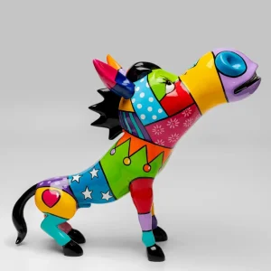 Donkey Patchwork Szamár Dekorációs Figura 54cm