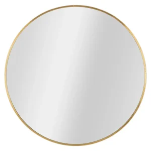 ELEGANT arany keretes kerek nagy fali tükör Ø 100 cm