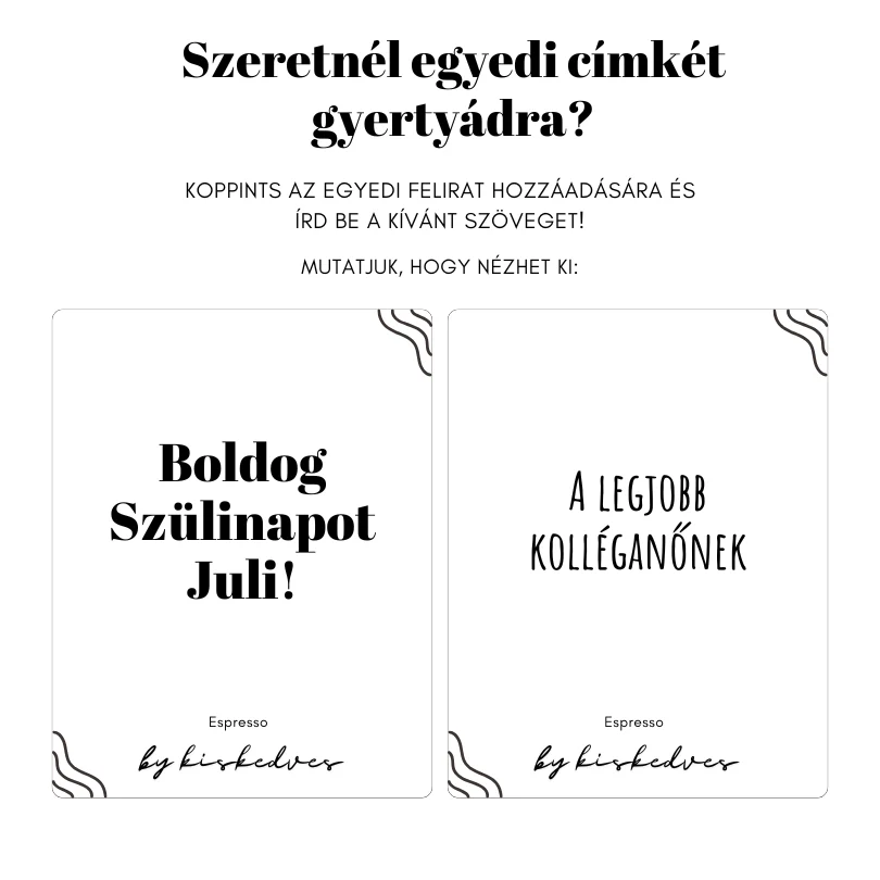 Espresso - üvegcsében