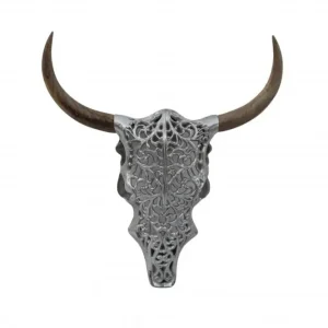 EXOTIC BULL ezüst faldísz 57cm