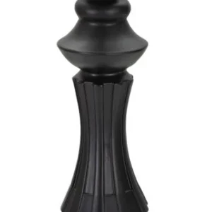 Fekete aramy király sakkfigura dekoráció Ø 13X40,5 cm