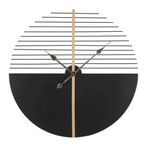 Fekete és Fehér Geometrikus Modern Falióra