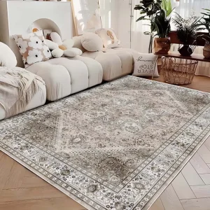Fofa vintage kávé puha és fényes szőnyeg