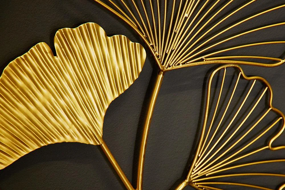 GINKGO arany vas fali dekoráció