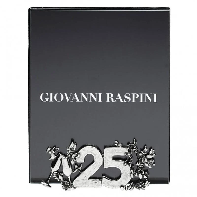 Giovanni Raspini keret 25 üveg 12x15cm fehér bronz B0631