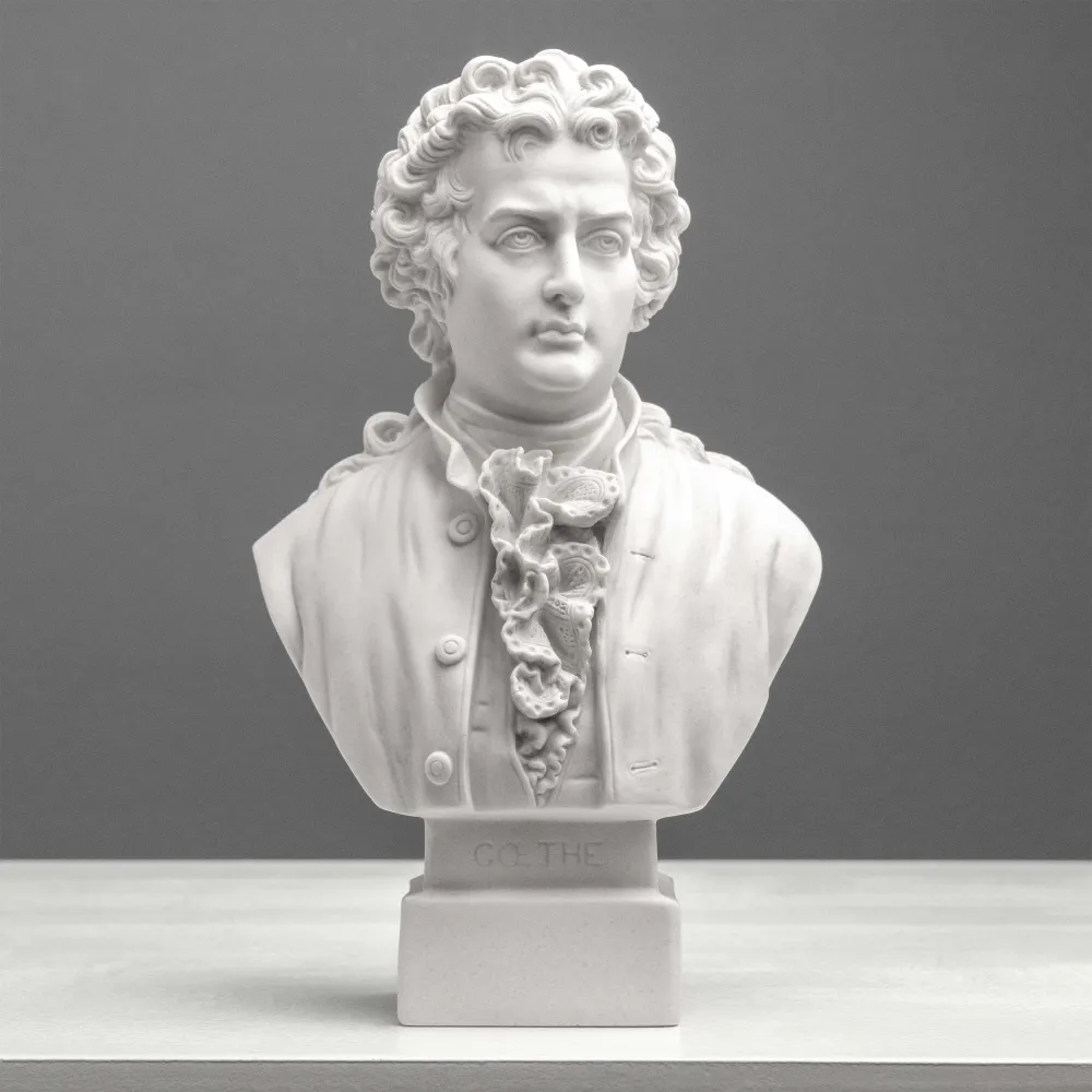 Goethe Mellszobor – Német költő neoklasszicista stílusban