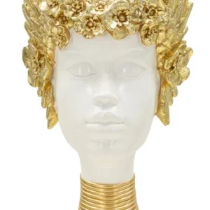 Golden Crown női büszt 17,5X17X38 cm