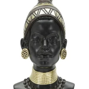 Golden Tribe – afrikai nő szobor 23X19X38,5 cm
