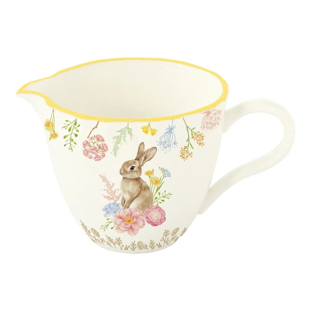 Húsvéti nyuszis porcelán tej / citromkiöntő 180 ml díszdobozban