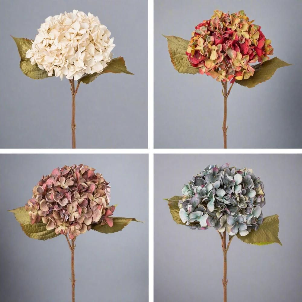 HYDRANGEA fáradtkorall mű hortenzia 46 cm