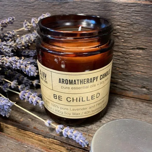 Illatos gyertya – Aromaterápiás szójagyertya Be Chilled