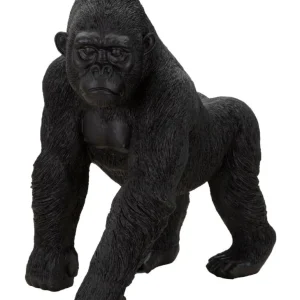 Jungle King – fekete gorilla dekoráció 35X21,5X37,5 cm
