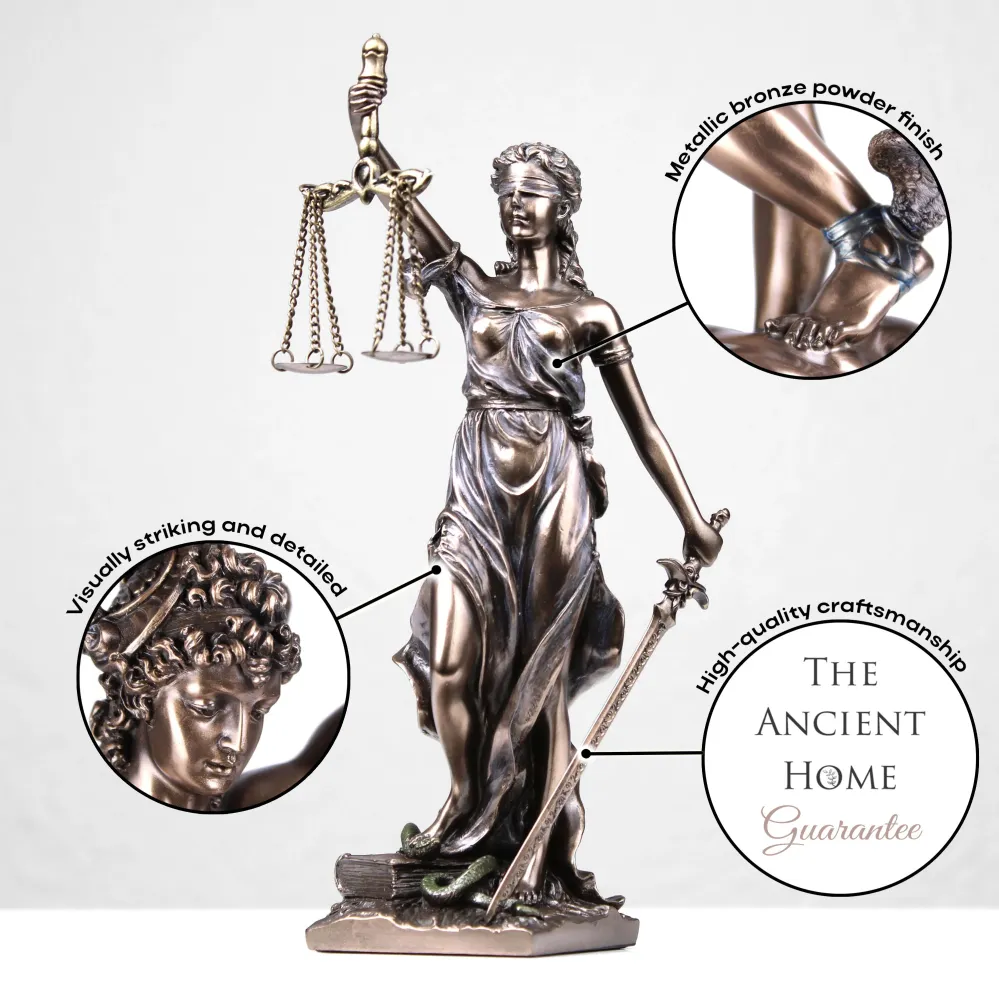 Justitia Szobor (Hidegen öntött bronz)