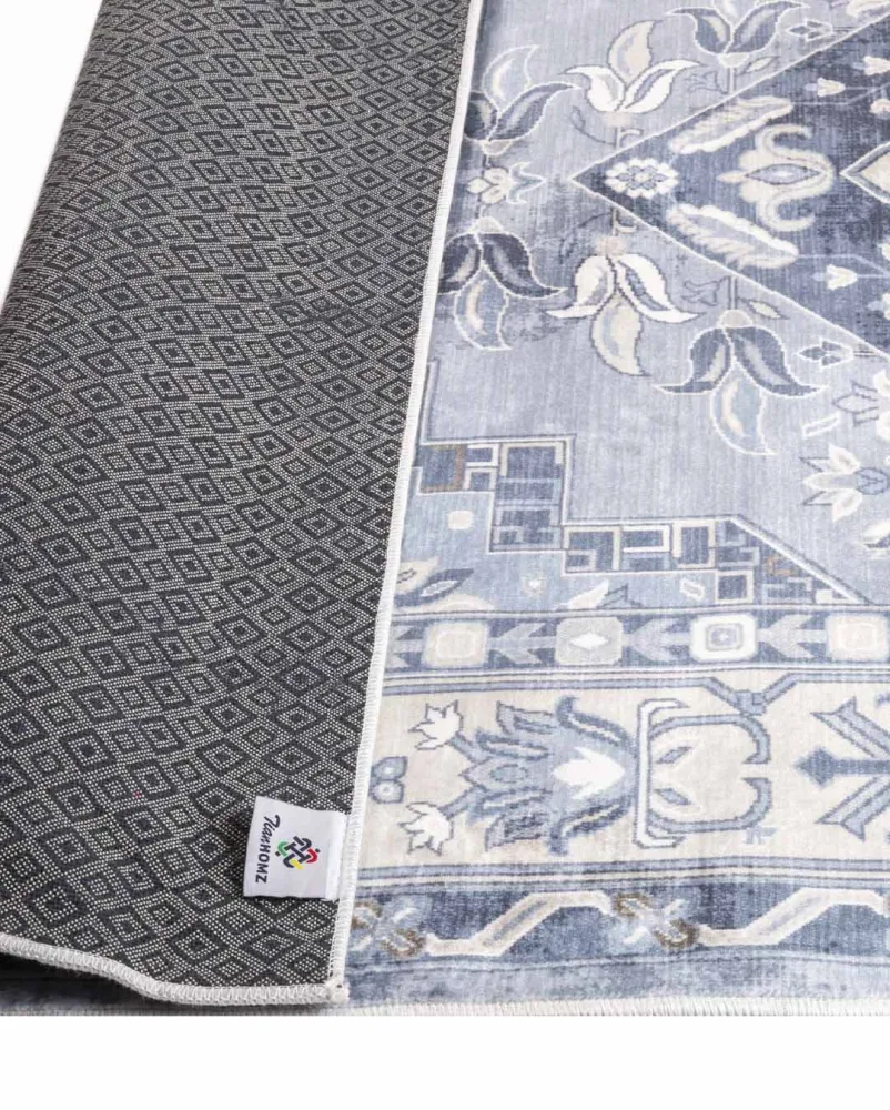 Koka vintage perzsa puha és fényes szőnyeg