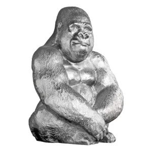 KONG ezüst gorilla figura