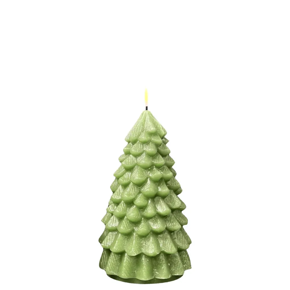 LED karácsonyfa 18 cm világos zöld