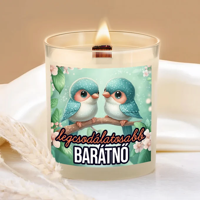 Legcsodálatosabb barátnő gyertya