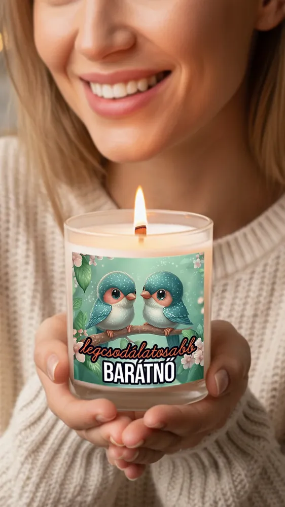 Legcsodálatosabb barátnő gyertya