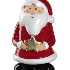 LEONARDO CLAUS figura 8cm, télapó csillaggal