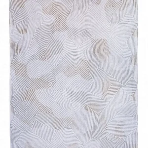Louis De Poortere Coral 9228 oyster white natúr színű, gépi készítésű, síkszövött vintage szőnyeg