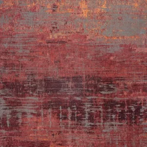 Louis De Poortere Streaks 9125 nassau red vintage gépi készítésű, síkszövött szőnyeg
