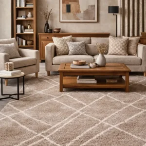 Luxury barna modern nappali szőnyeg