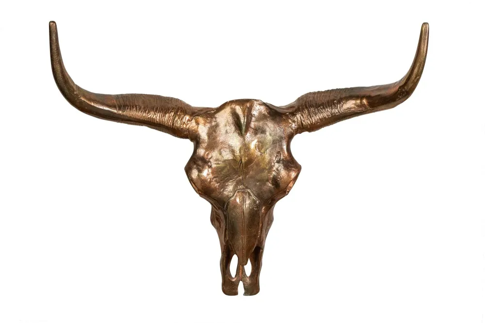 MATADOR bronz fém faldísz 70x18x58