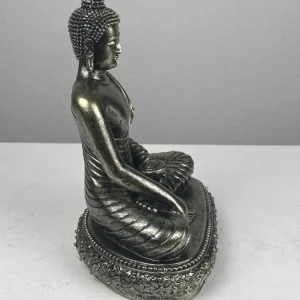 Meditáló Buddha Szobor (Bronz Hatású)