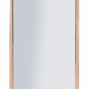 Modern fali tükör BERLIN Rózsaszín 55X2X150 ( belső tükör mérete 49X143,5) cm