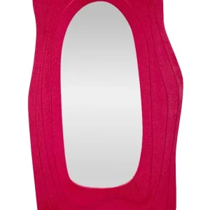 Modern fali tükör DAFNE FUXIA 90X4X165 cm