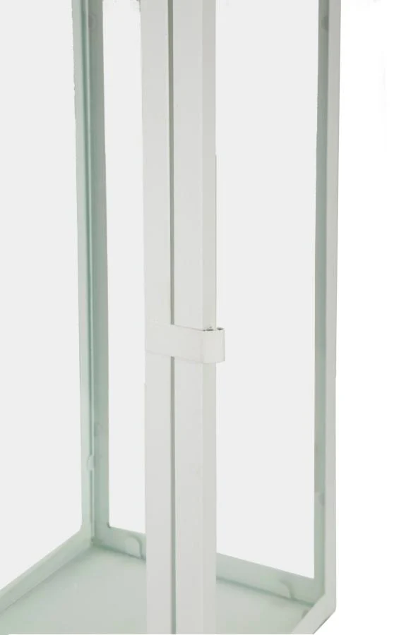 Modern fehér színű lámpás készlet – 3 db 22X22X66-18X18X49,5-14X14X39 cm