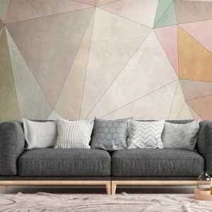 Modern geometrikus fali poszter