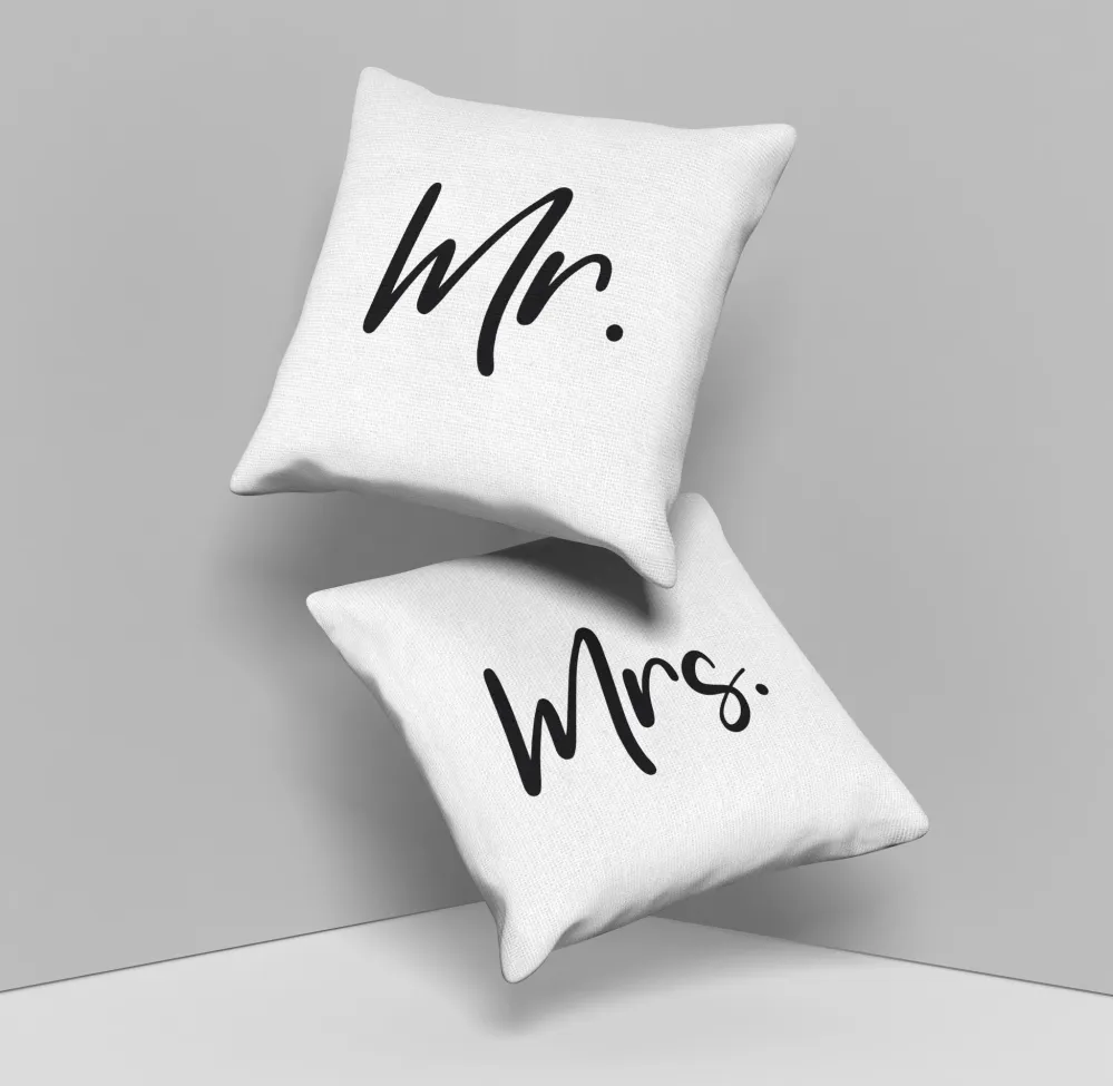 Mr és Mrs páros párna