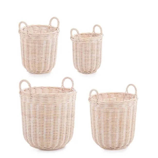 NARRA bézs rattan kosár