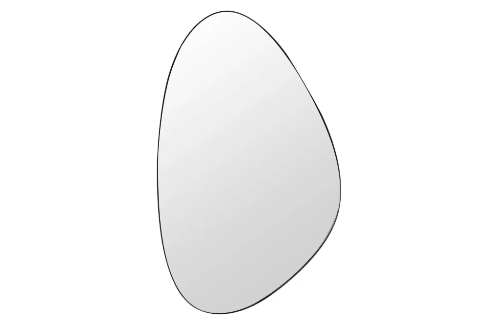 NOEMI fekete fém falitükör 90cm