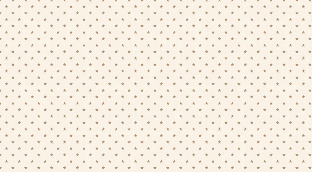 Nursery room wallpaper | Arany csillagok krémes háttéren, lágy hangulathoz