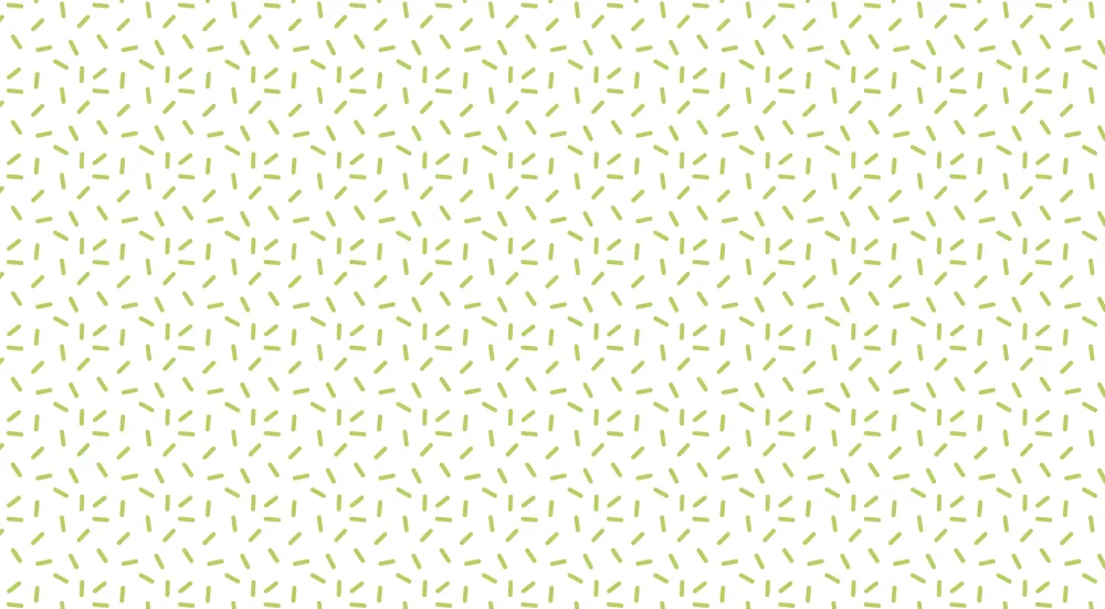 Nursery room wallpaper | Delicate pattern green lines on white background