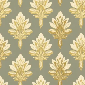 Nursery room wallpaper | Elegáns virágos motívumok puha háttérrel